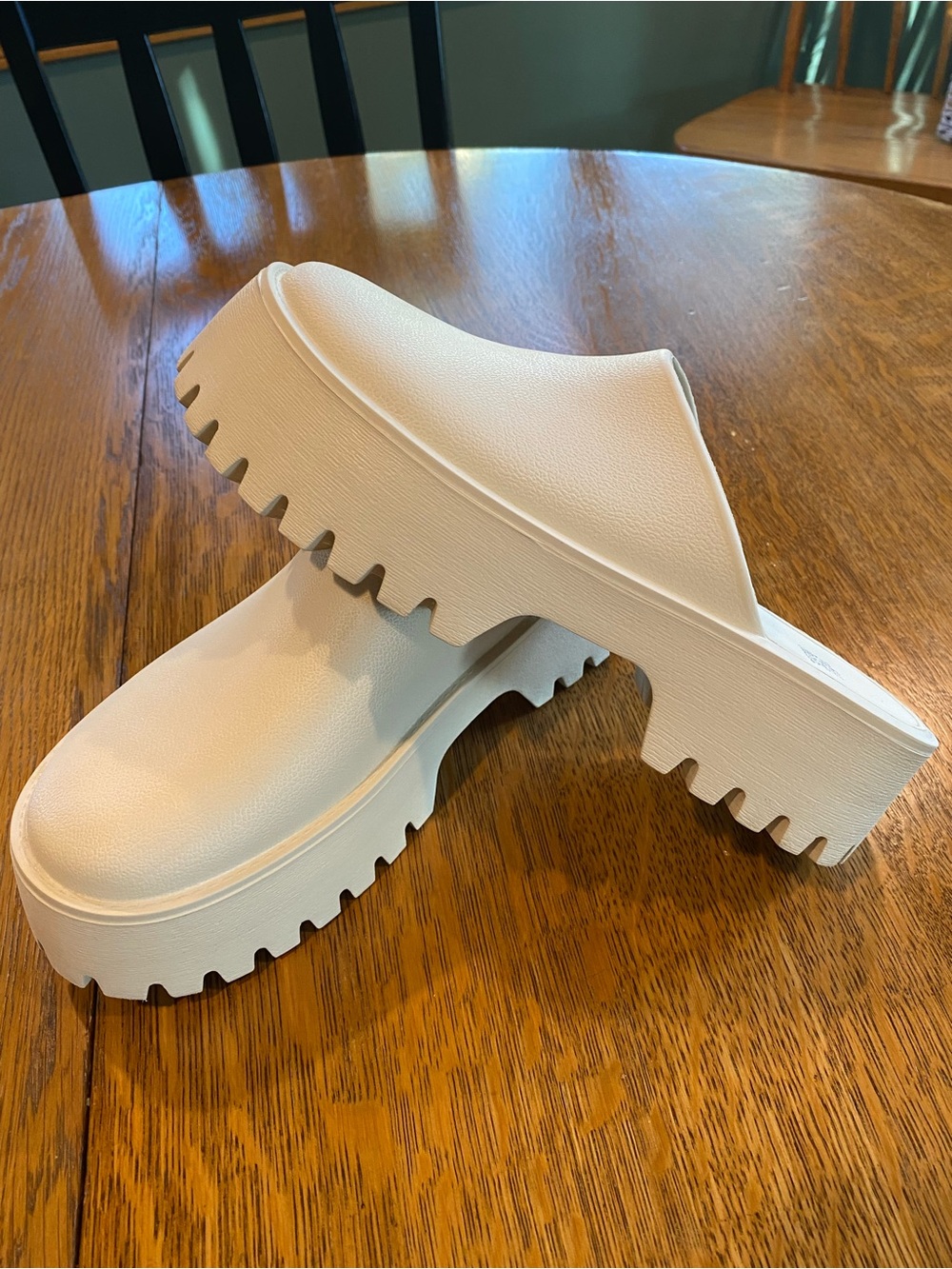 wild fable Cream Chunky Platform Clog Mules